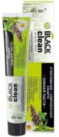 Black Clean Зубная паста отбеливание + комплексная защита с микрочастицами черного активированного угля и лечебными травами 85 г