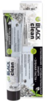 Black Clean Зубная паста отбеливание +антибактериальная защита с микрочастицами черного активированного угля и серебром 85 г