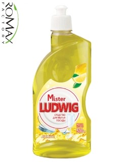 Mister Ludwig Ср-во для мытья посуды lemon  500/16 Эффективно удаляет любые загрязнения даже в холодной воде. Густая формула обеспечивает экономичный расход. Легко и полностью смывается водой. Бережно относится к Вашим рукам.