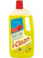 I-CLEAN Средство для мытья пола и стен  Лимон 1000/12
